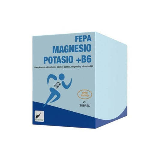 Fepadiet Fepa Sport Magnesio + Potasio + B6 Naranja 20 uds