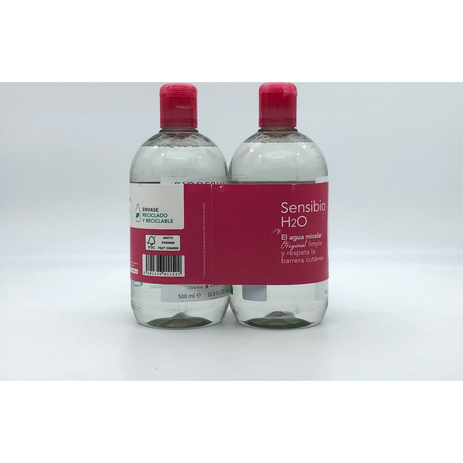 Bioderma Sensibio H20 Agua Micelar 2x500ml