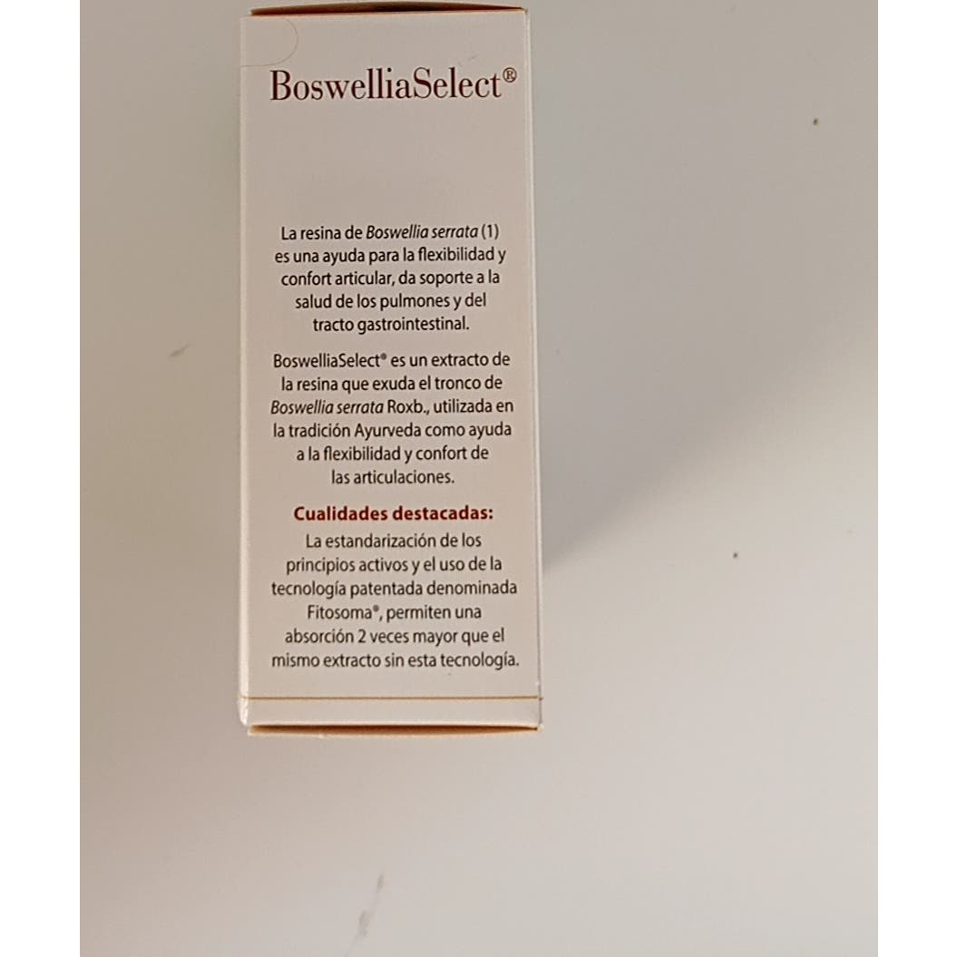 100% Natural Boswellia Select 60cáps