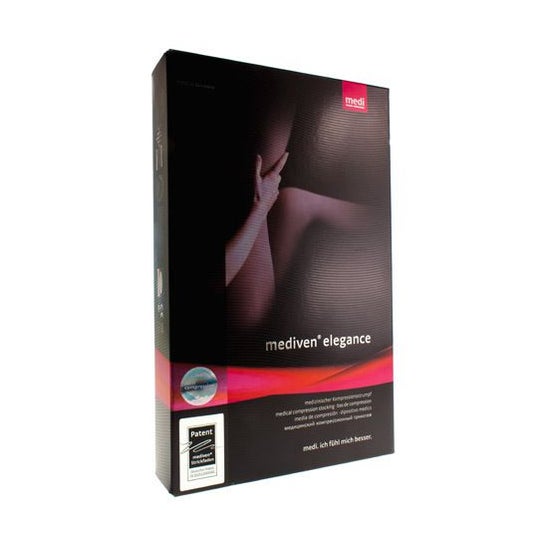 Mediven Elegance Media Ccl2 Ag S/P T4 Regular Negro 1 Par
