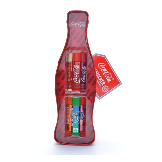 Lip Smacker Set Bálsamo Coca-Cola Lata Vintage 6 uds
