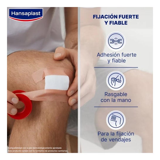Hansaplast Med+ Classic Esparadrapo 5m x 2,5cm