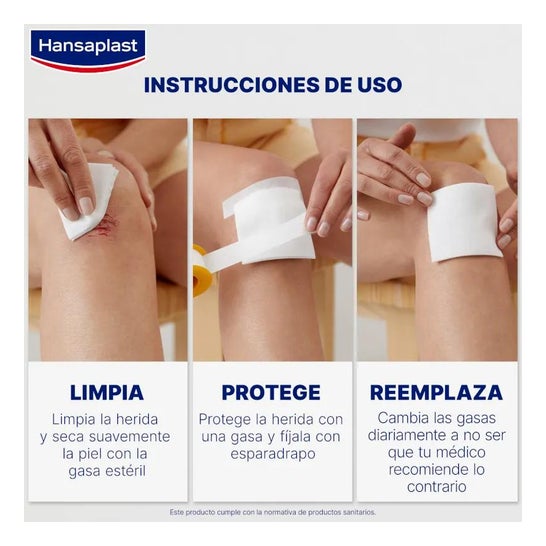Hansaplast Med+ Classic Esparadrapo 5m x 2,5cm