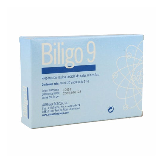 Artesanía Agrícola Biligo 9 Silicio 20 Ampollas