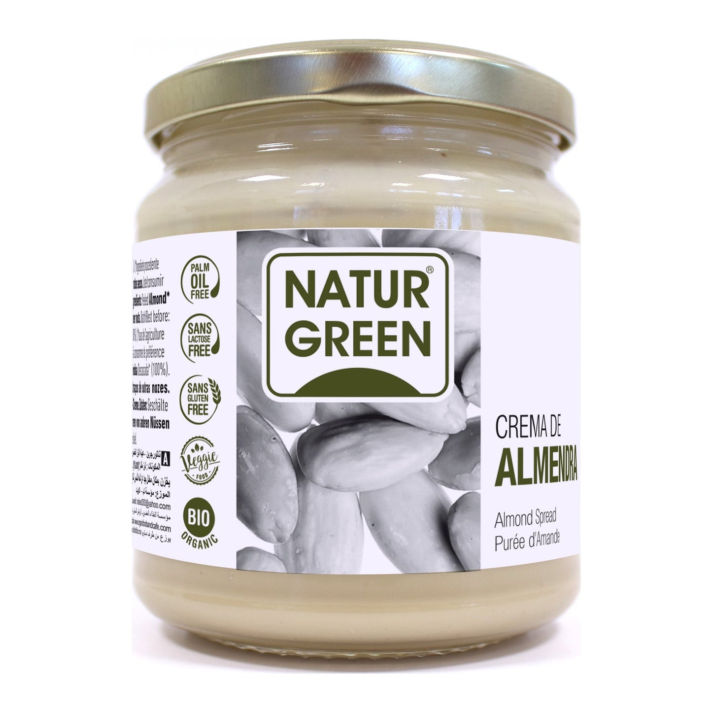 NaturGreen Crema de Almendra Bio 250 g