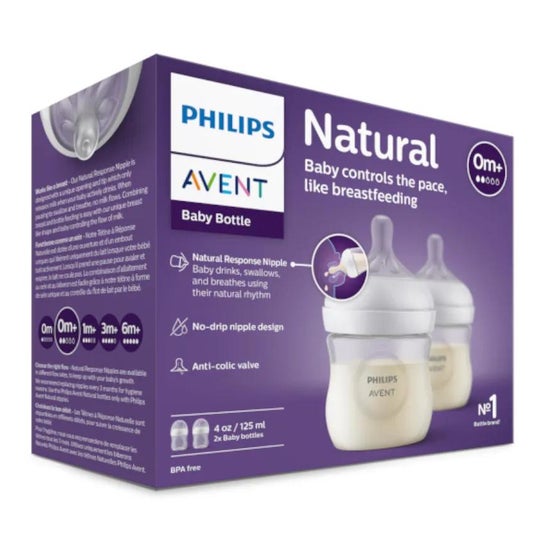 Philips Avent Natural Response Biberón 125ml 2uds
