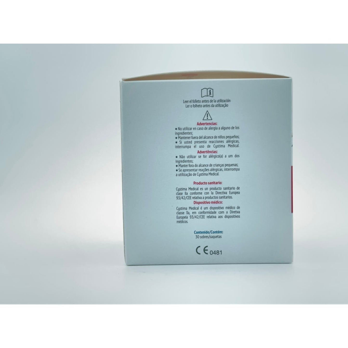 Forté Pharma CYSTima Medical 30 Sobres