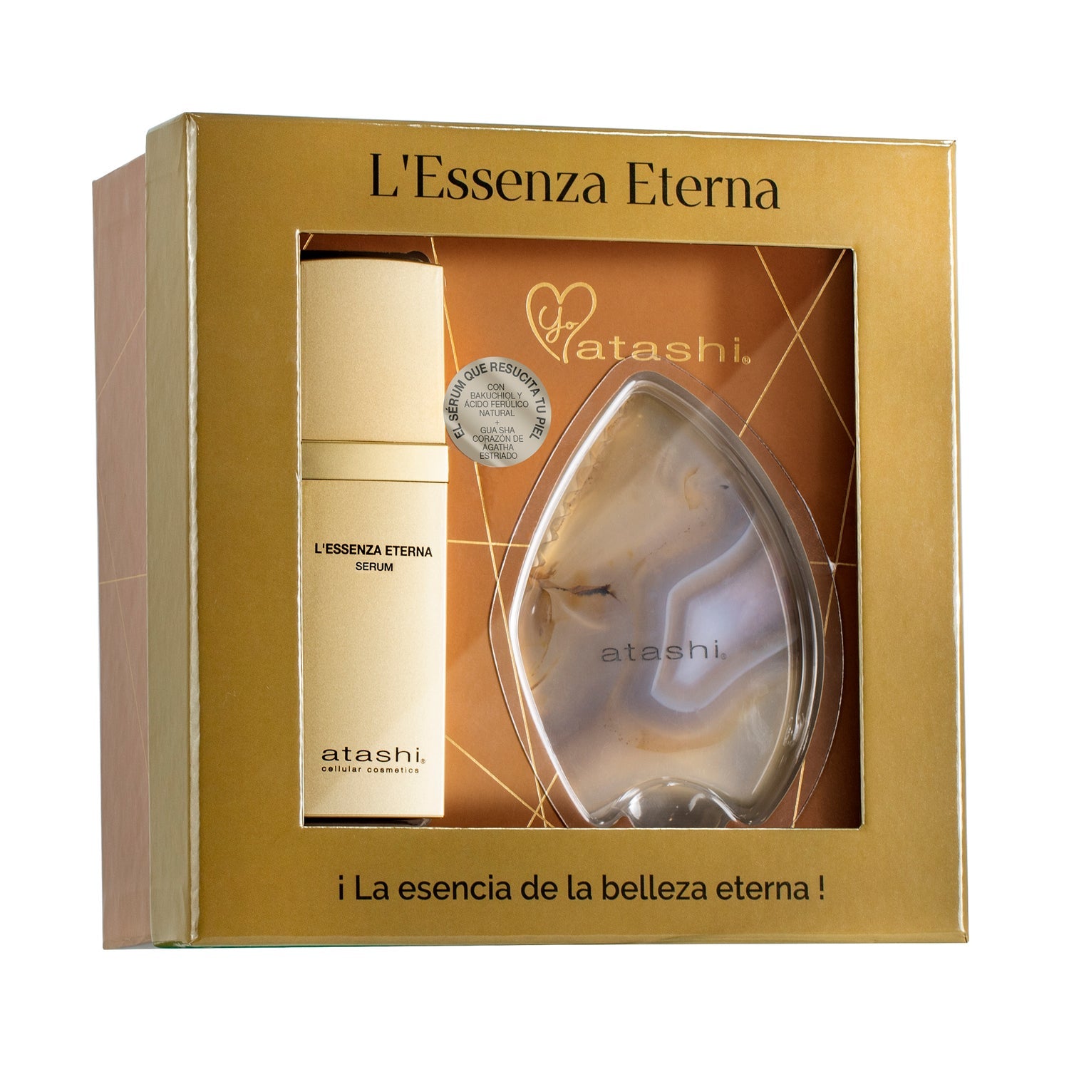 Atashi Cofre L'Essenza Eterna Antiedad Sérum + Gua Sha
