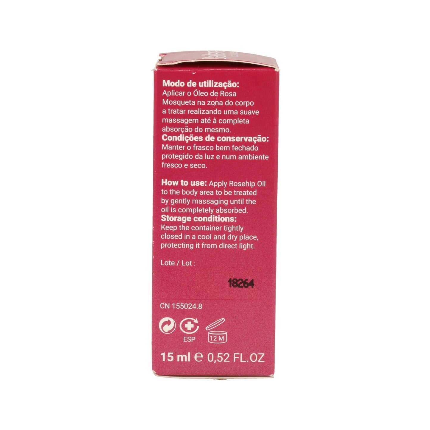 Deiters aceite de rosa mosqueta 100% puro 15ml