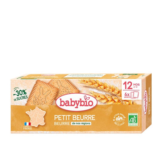 BabyBio Petit Beurre 12M+ 2x6 Sobres
