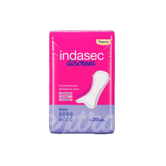 Indasec Discreet Pack Indabox Extra 20uds