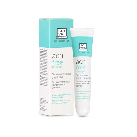 Soivre Cosmetics Gel secante granos y espinillas ACN Free 15ml