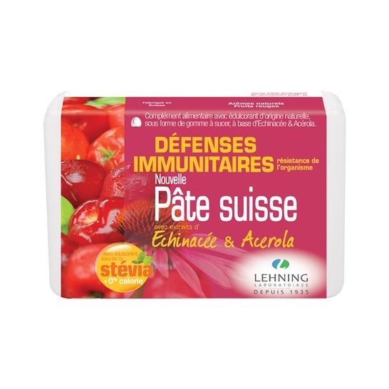 Lehning Pâte Suisse Echinacée et Acérola Gommes 40 uds