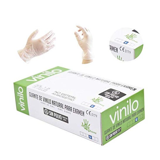 Tessiline Guantes de Vinilo Talla L 100uds
