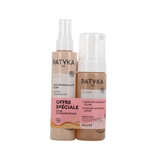 Patyka Pack Mousse Detox 150ml + Aceite Desmaquillante 150ml