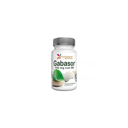 Mundo Natural Gabasor 750mg Con B6 100cap