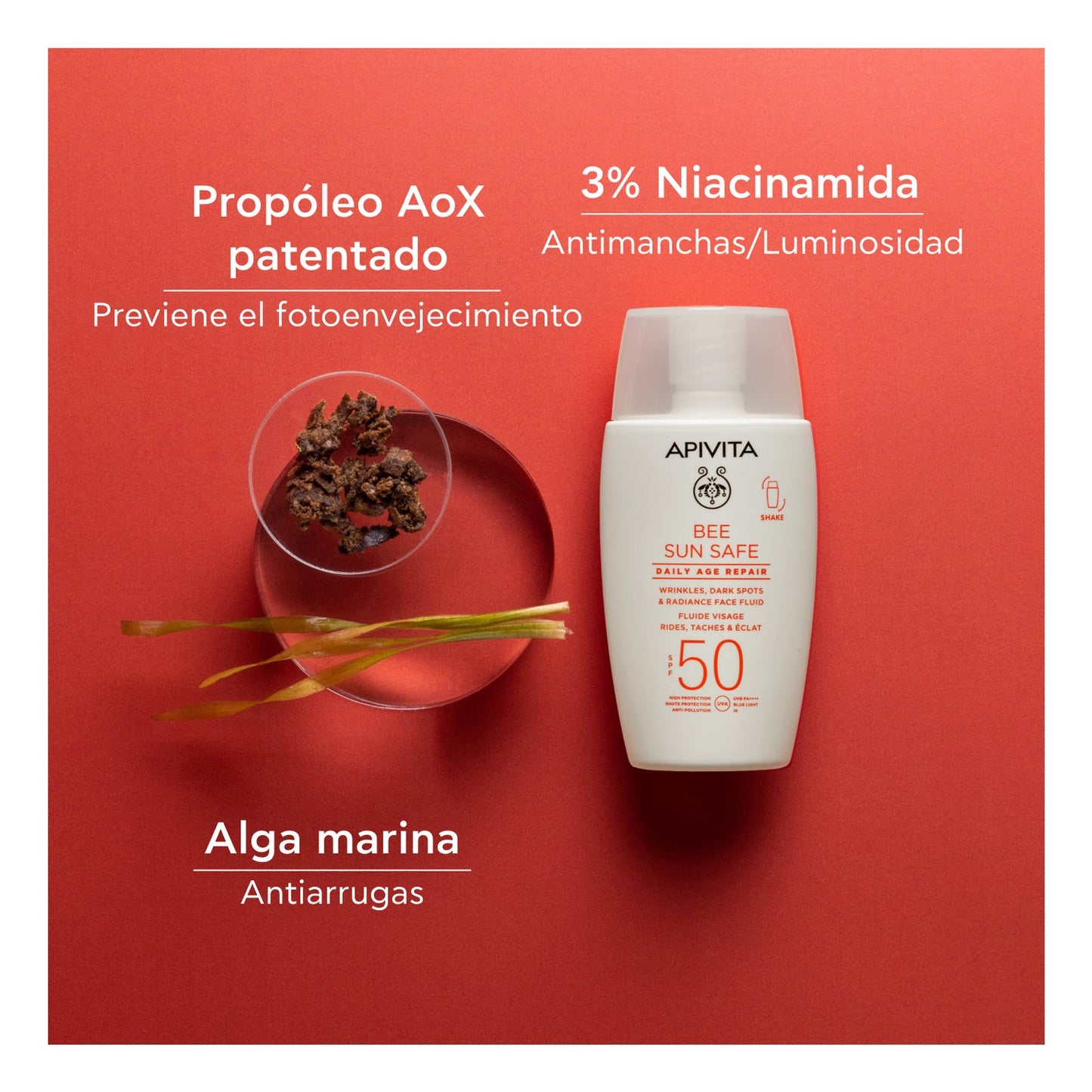 Apivita Bee Sun Safe Daily Age Repair Spf50 50ml