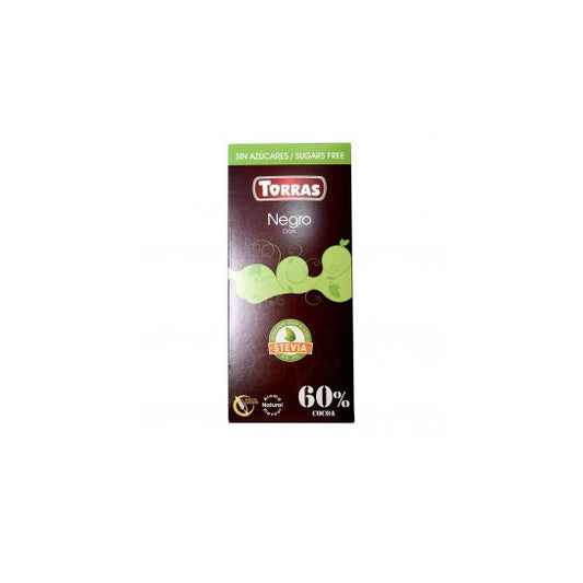 Torras Black Chocolate 60% Com Stevia 100g