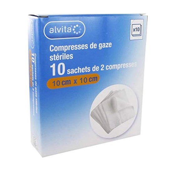 Gasa Alvita Comp Bt 10x2 10x10