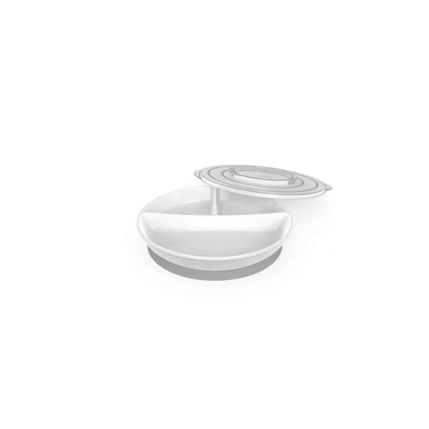 Twistshake Plato Blanco +6 Meses 1ud