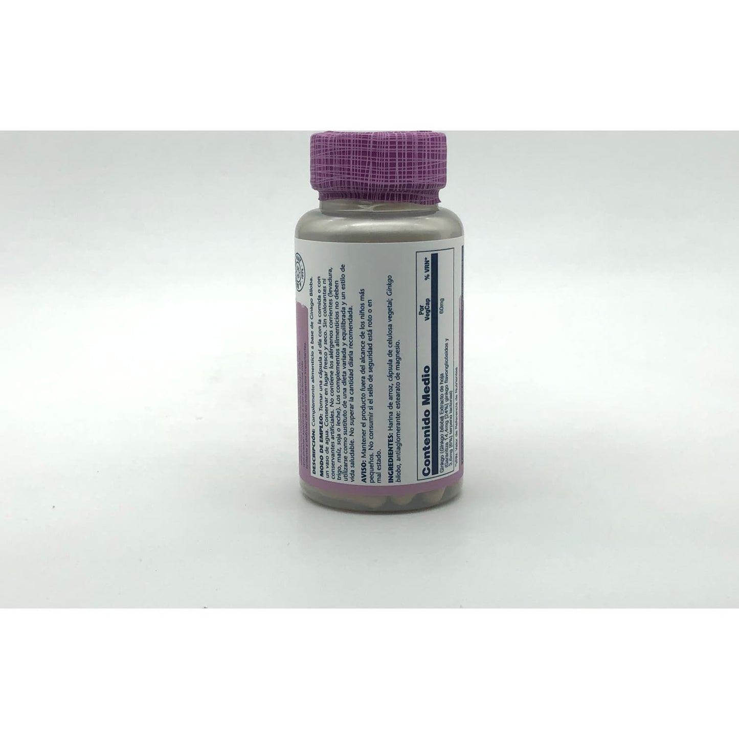 Solaray Ginkgo Biloba Extract 60 Mg 60 Cáps