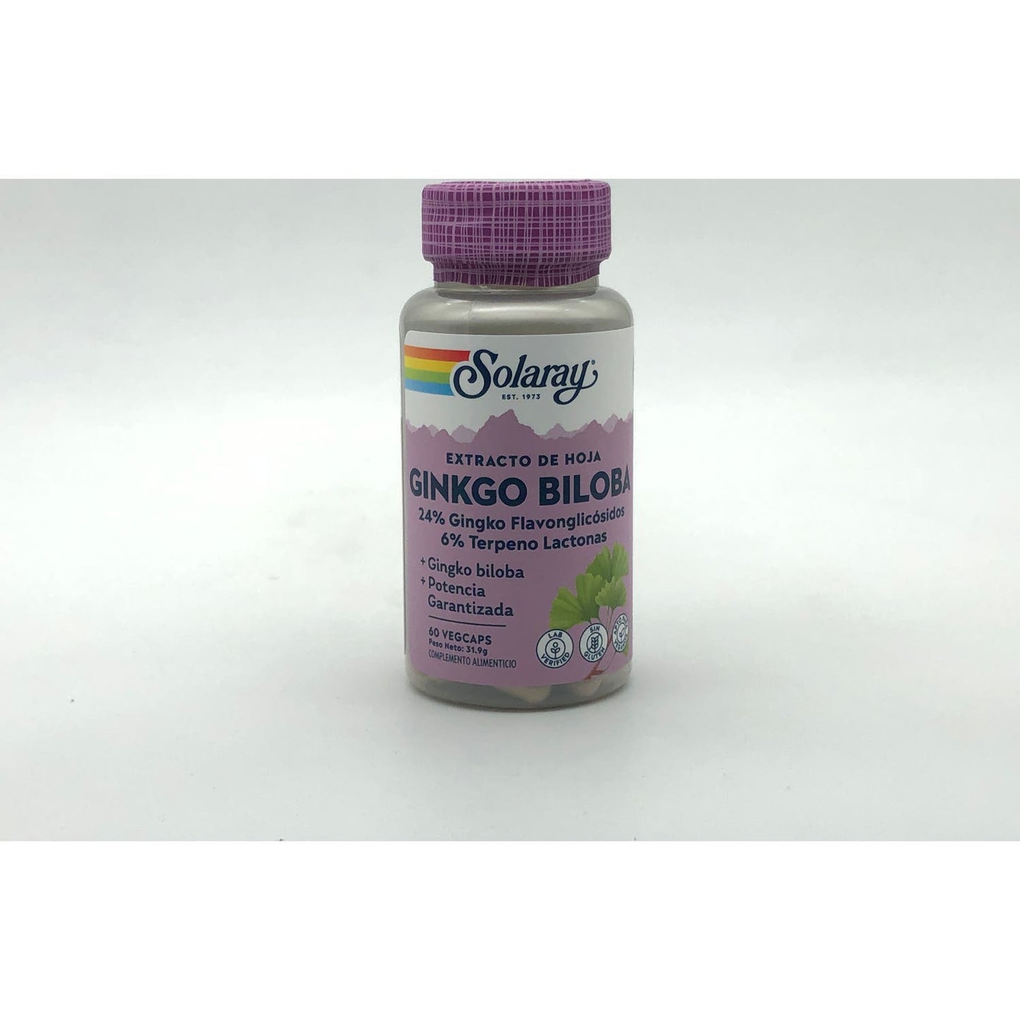 Solaray Ginkgo Biloba Extract 60 Mg 60 Cáps