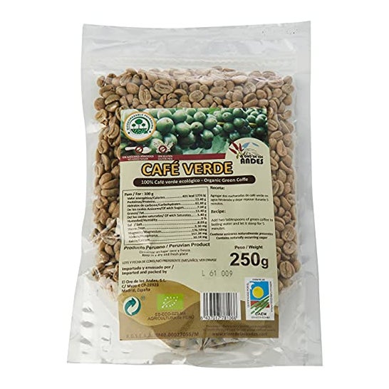 Oro De Los Andes Cafe Verde Gano 250 g