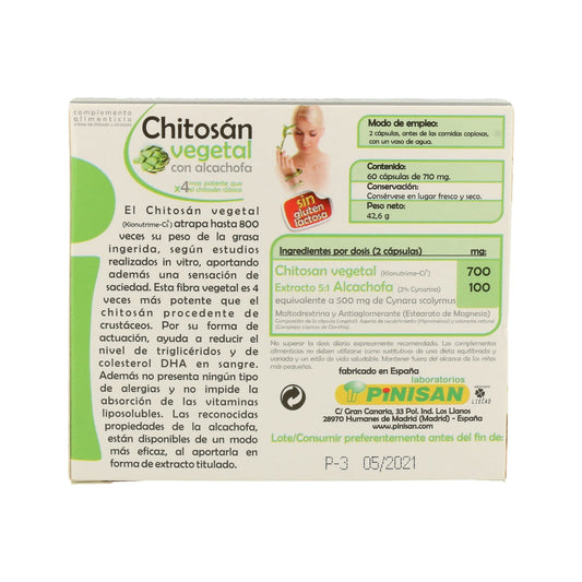 Pinusan Chitosan Vegetable 60 Cap