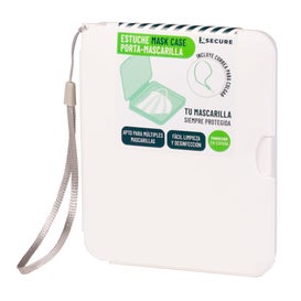 Xsecure estuche porta Mascarillas con Colgador Blanco 1ud