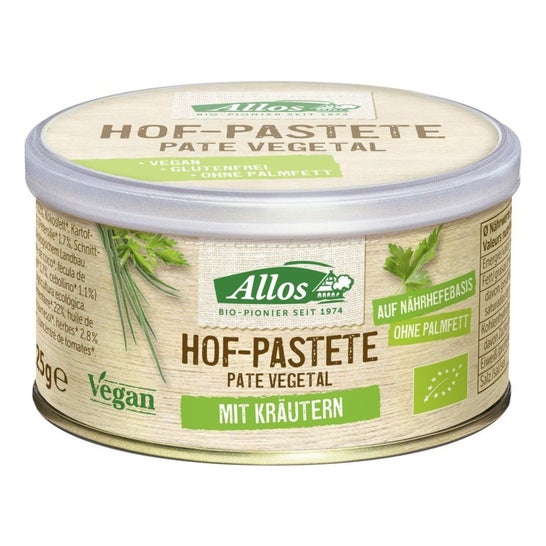 Allos Paté Vegetal Hierbas Bio Vegano 125 g