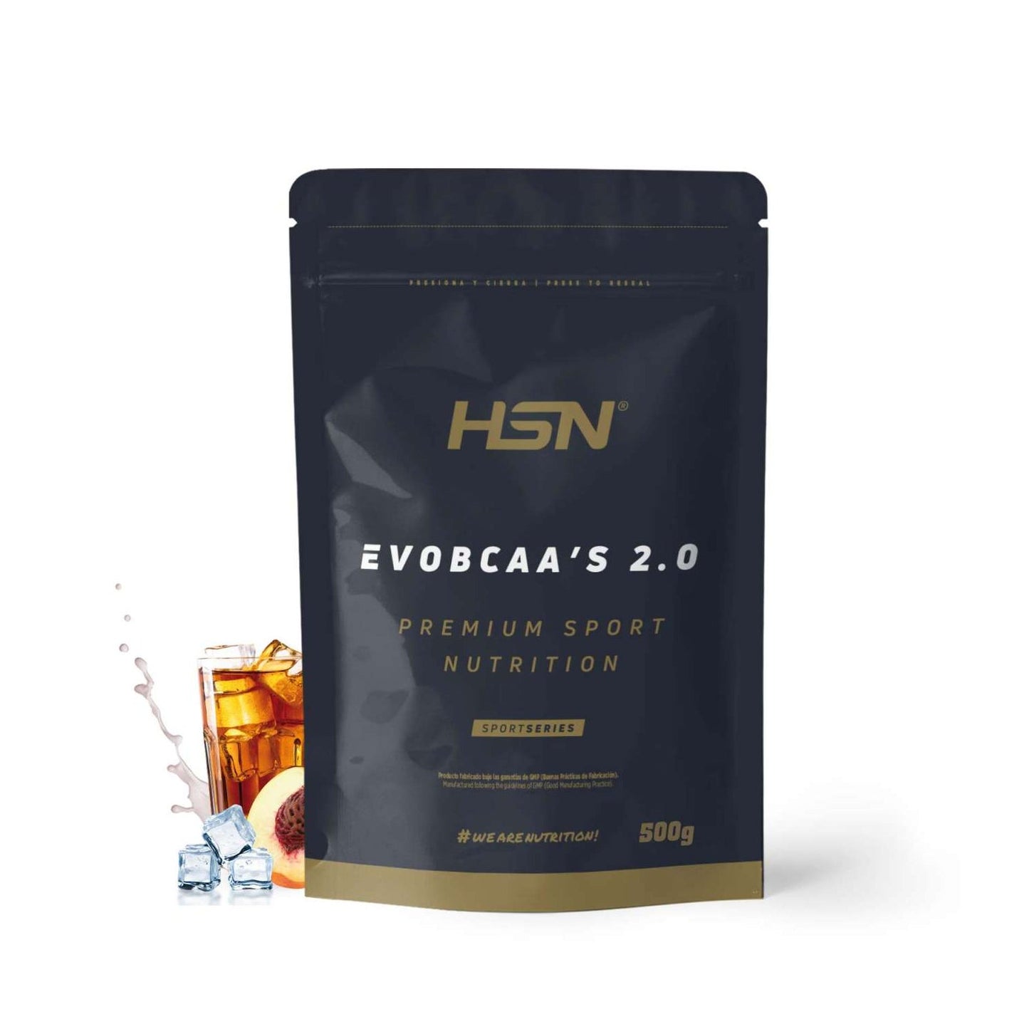 HSN EvoBCAA's 2.0 BCAA's 12:1:1 + Glutamina Té Helado de Melocotón 500g