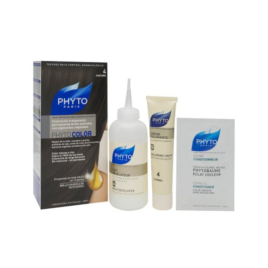Phyto tinte color 4 castaño 1 ud