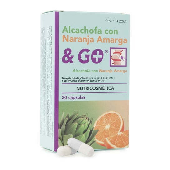 & go Alcachofa con Naranja Amarga 30 comp