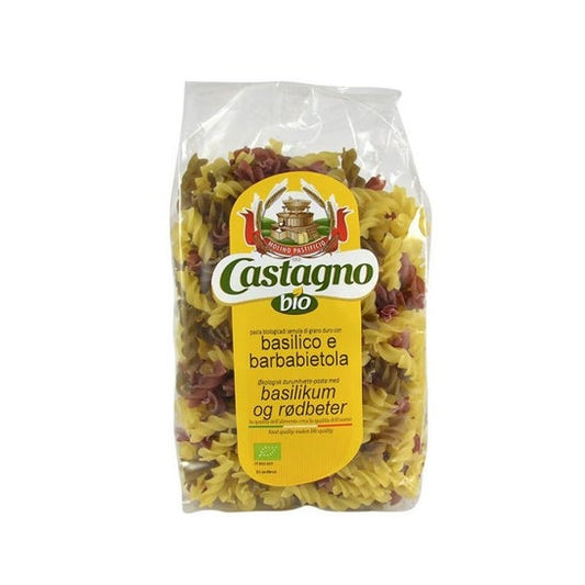 Castagno Espiral Tricolor Trigo Remolacha y Albahaca Eco 500g