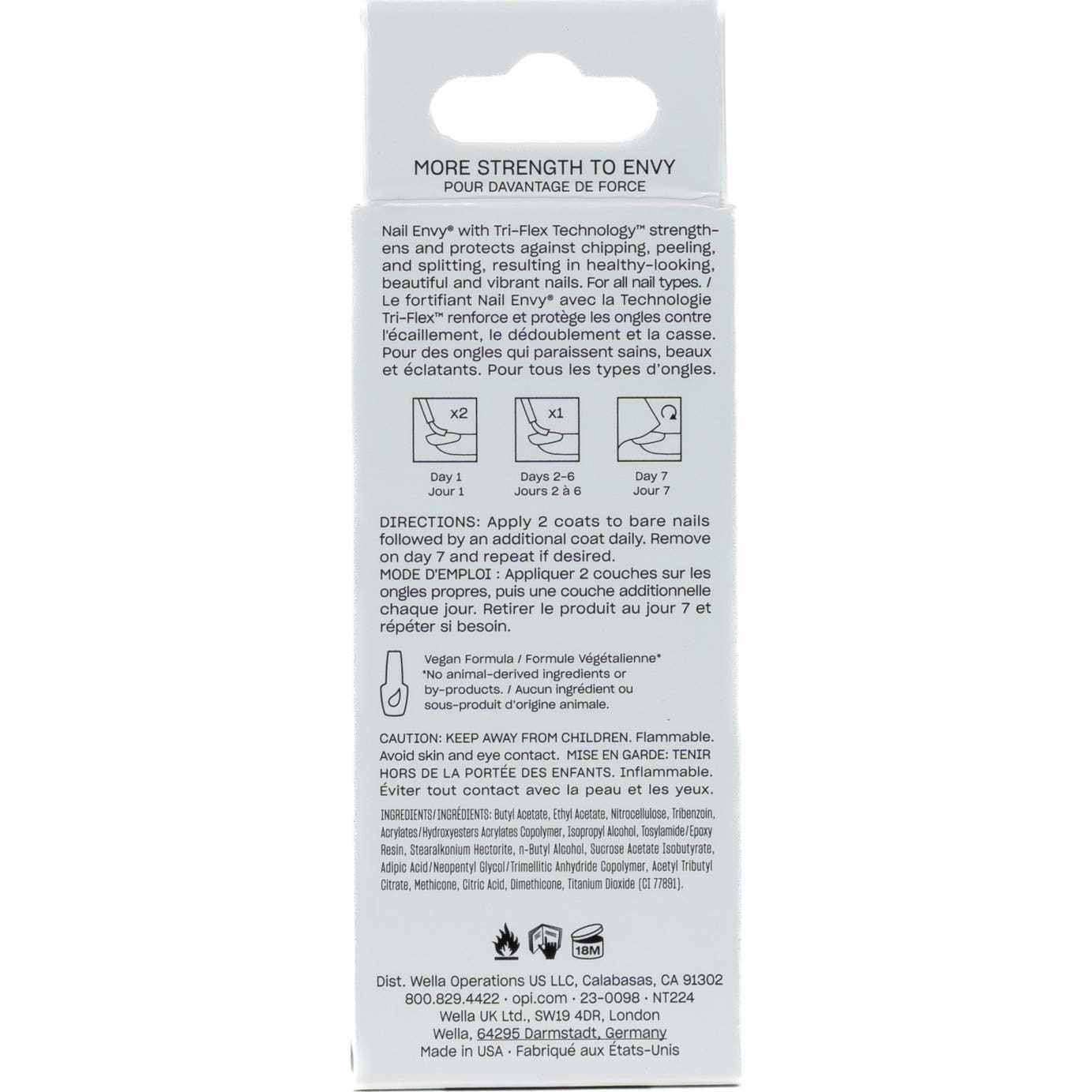 Opi Nail Envy Nail Strengthener Alpine Snow 15ml