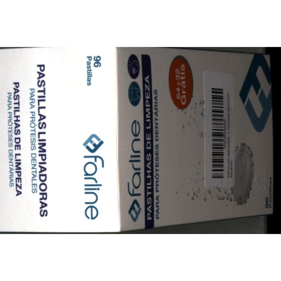 Farline Pastillas Limpiadoras Prótesis Dental 96uds