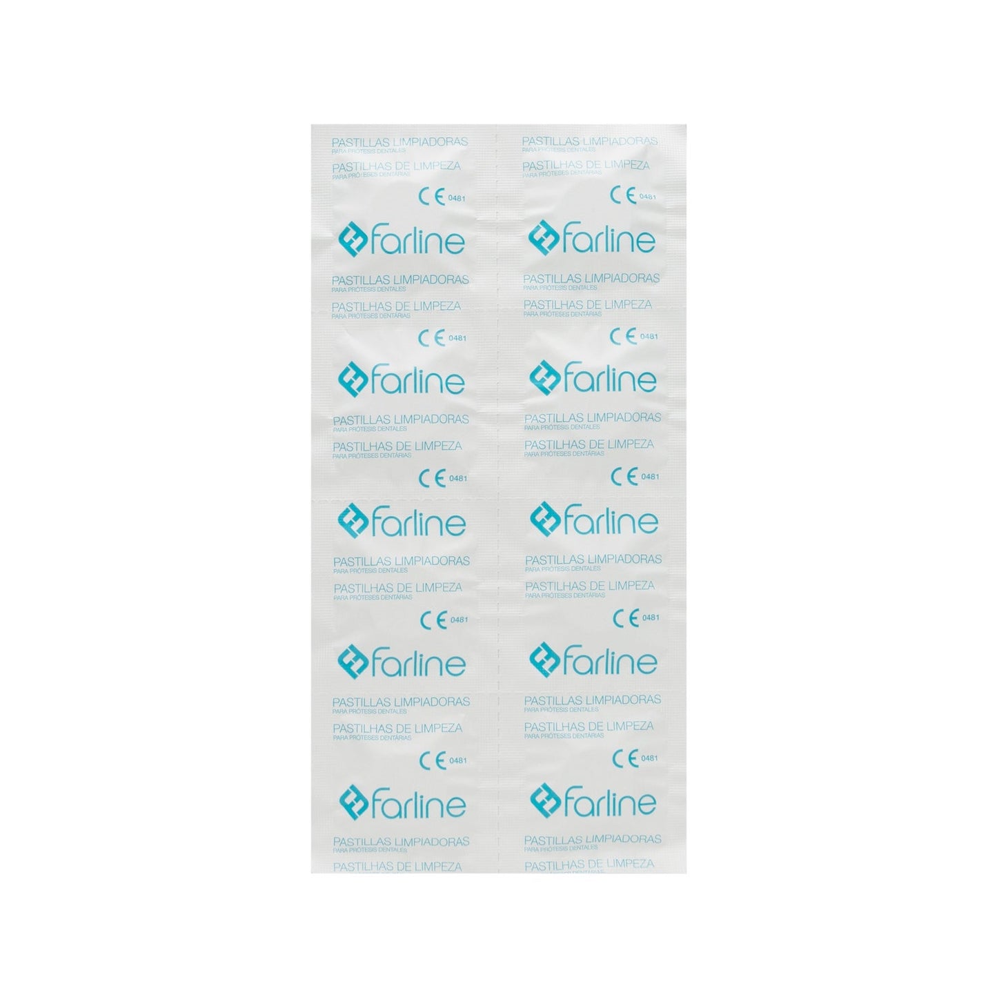 Farline Pastillas Limpiadoras Prótesis Dental 96uds