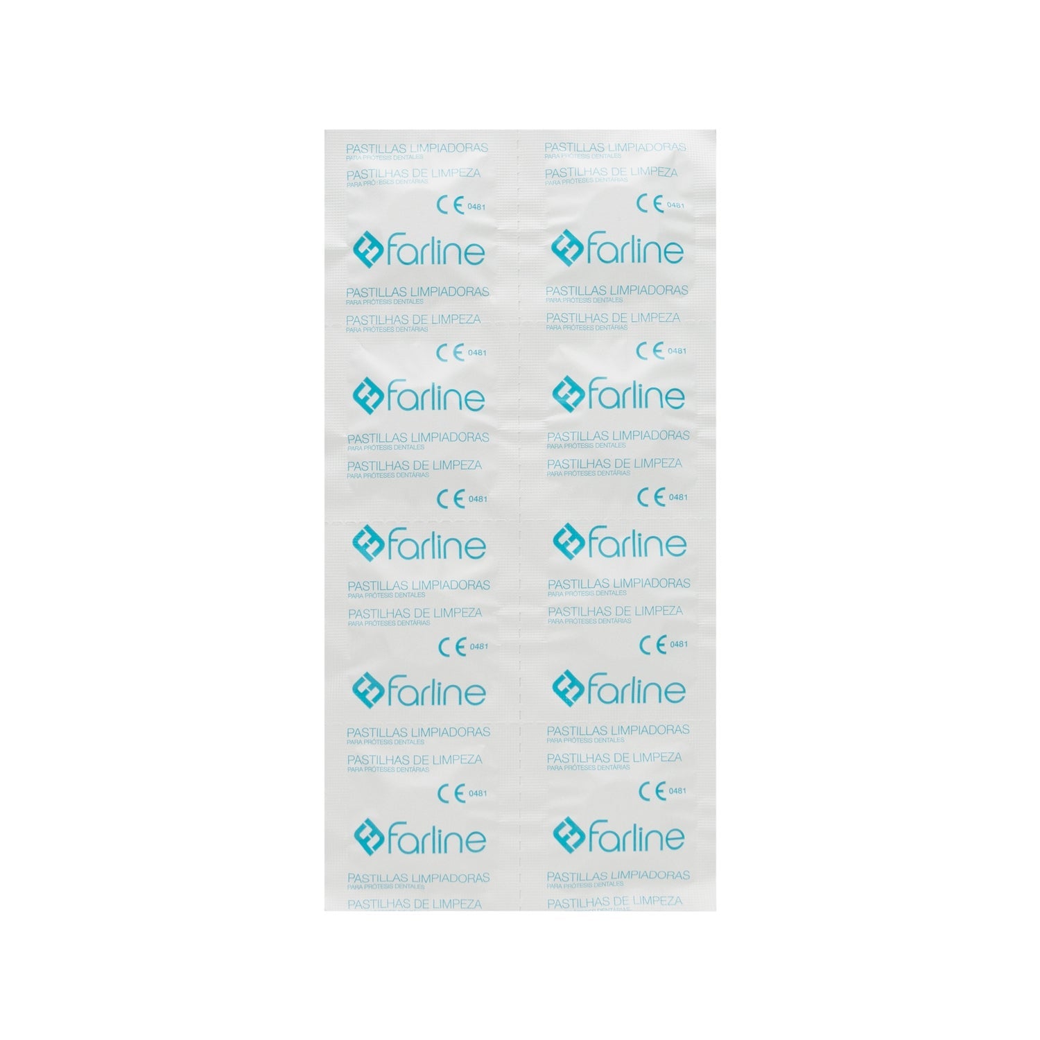 Farline Pastillas Limpiadoras Prótesis Dental 96uds