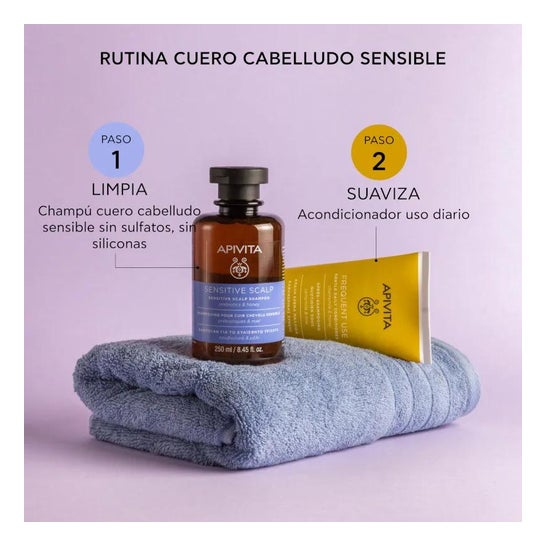 Apivita Champu Cuero Cabelludo Sensible 250ml