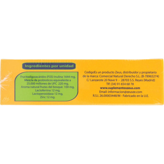 Zeus Infantil+Bac 8 Sticks monodosis