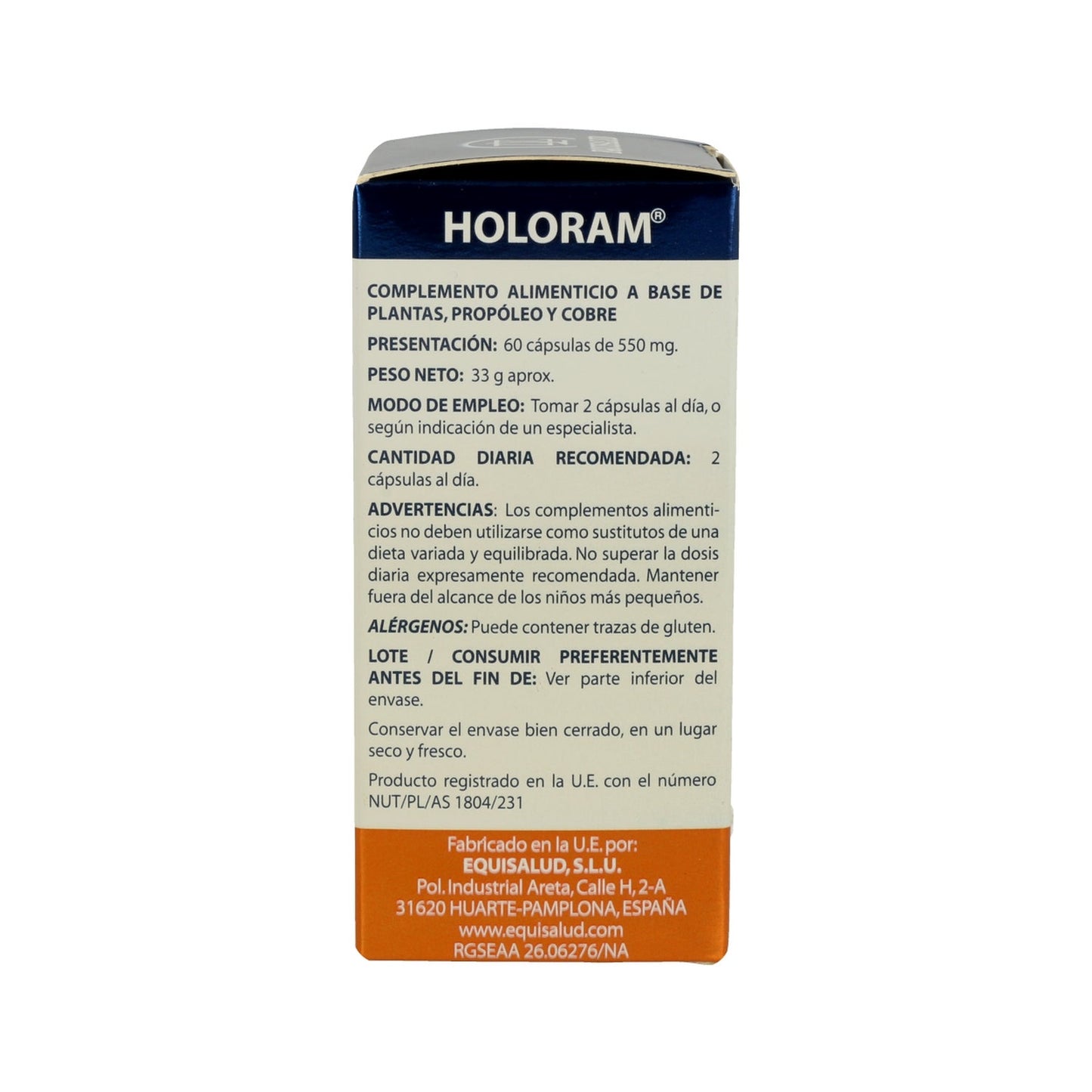 Equisalud Holoram Soluban 60 caps