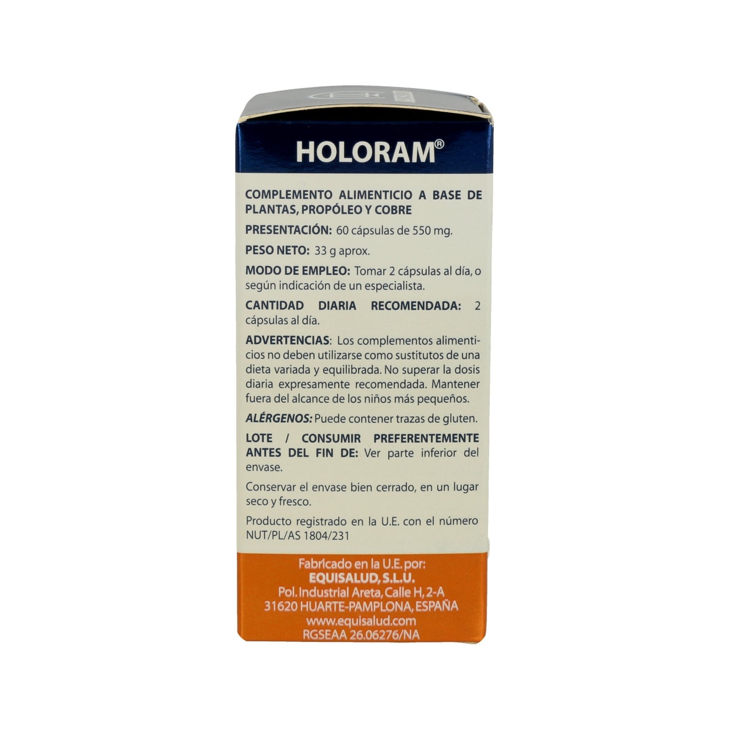 Equisalud Holoram Soluban 60 caps