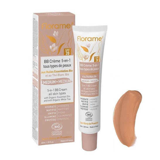 Florame BB Crema 5 en 1 Tinte Medio spf20 40ml