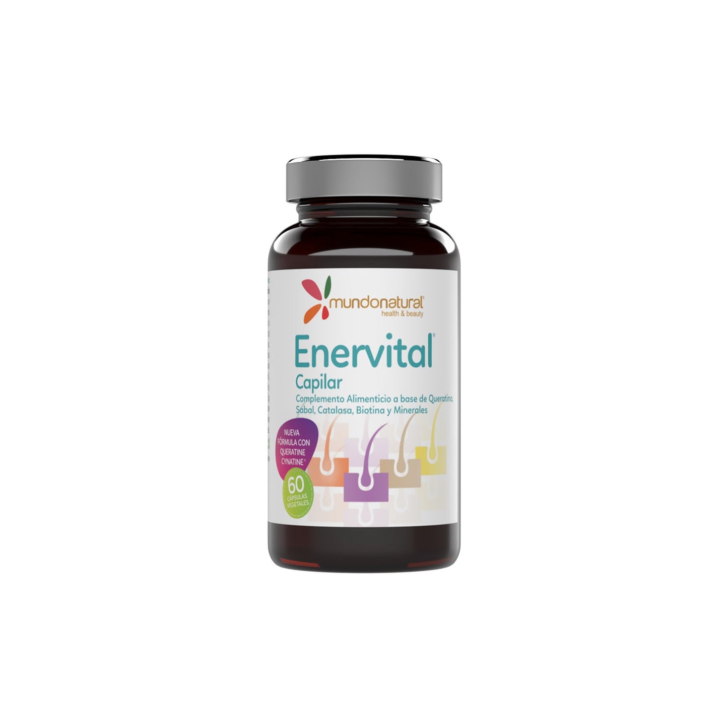 Mundo Natural Enervital Capilar 60 Caps