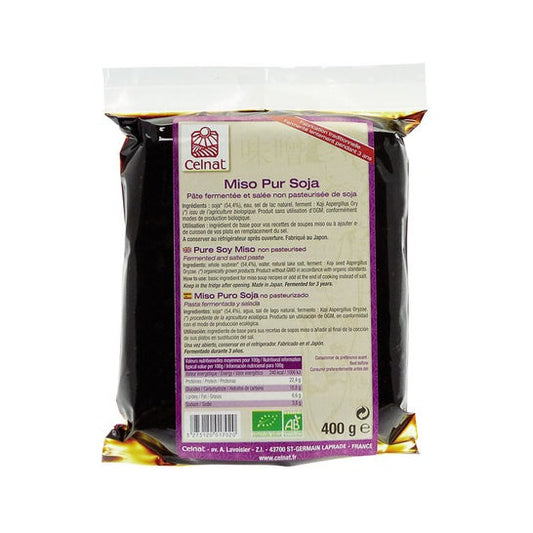 Celnat Hatcho Miso Soja No Pasteurizado Bio 400g