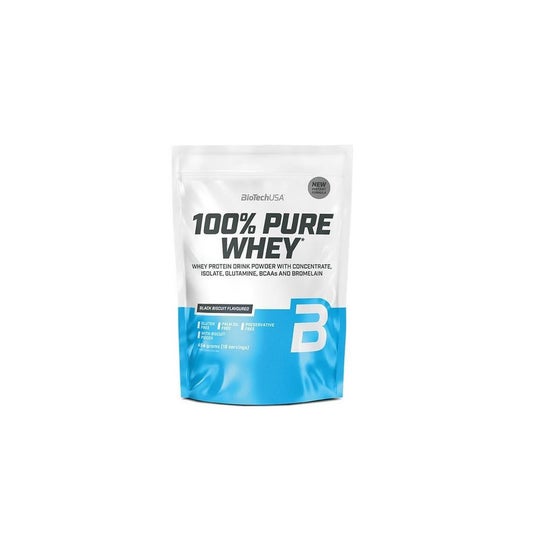 BioTech USA 100% Pure Whey Black Biscuit 454g