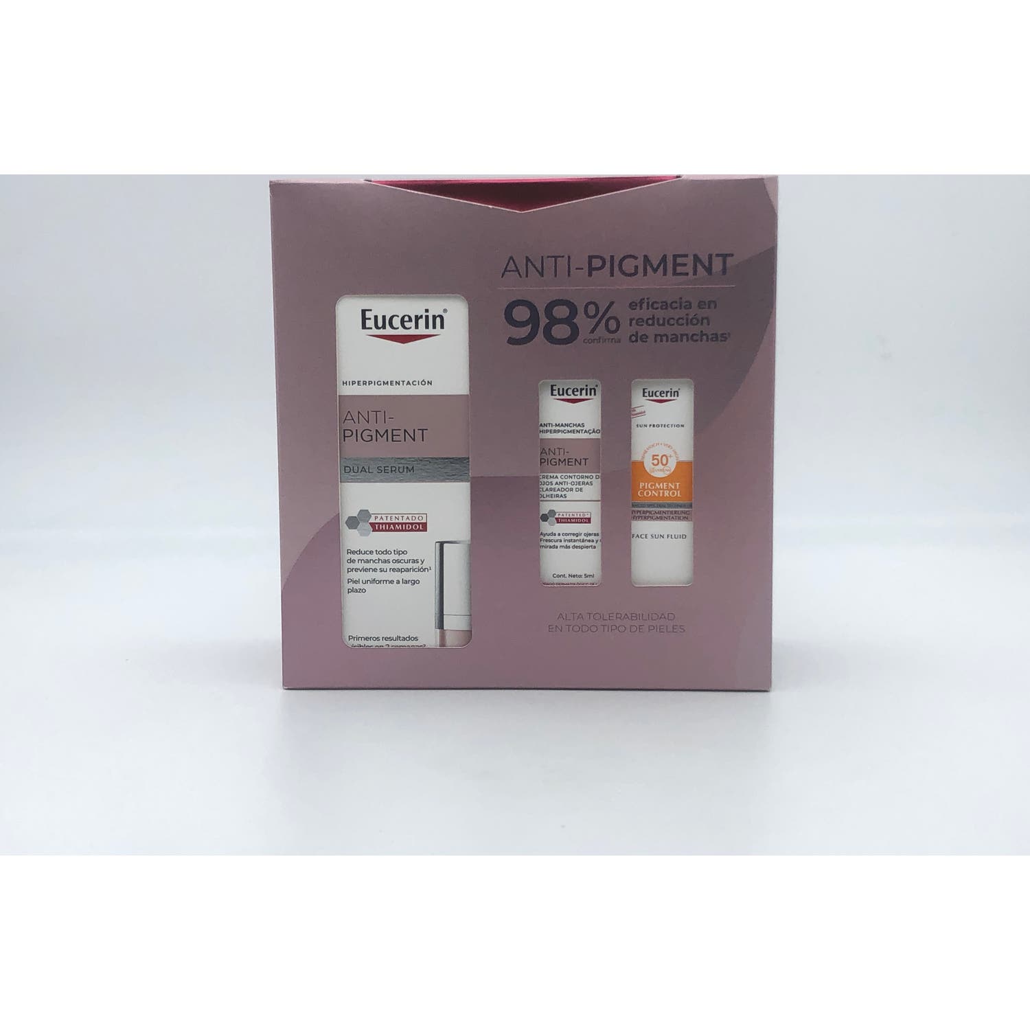 Eucerin Pack Anti-Pigment Dual Sérum + Sun Pigment Control + Contorno de Ojos