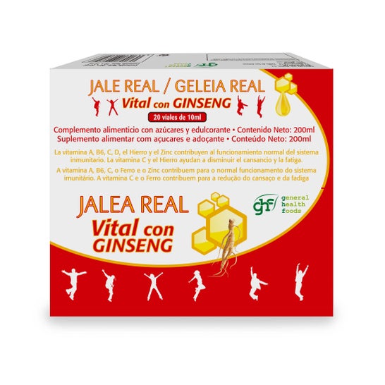 Ghf Jalea Real Vital con Ginseng 20 Ampollas
