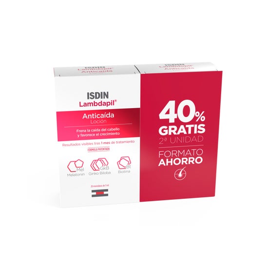 ISDIN Lambdapil Anticaída Loción 2x20uds