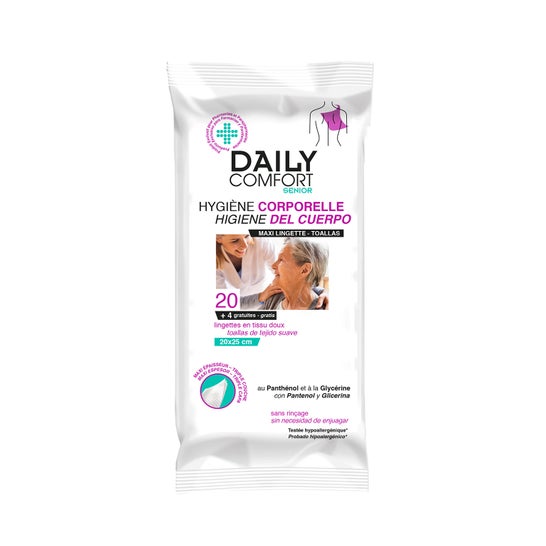 Disfarma Daily Toallitas Higiene Corporal 24uds